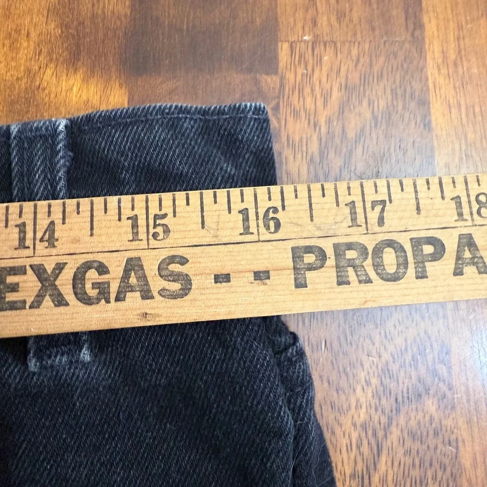 Levis 550 Orange Tab Relaxed Fit Tapered Leg Black Jean 33x32(32x31) '94 Vintage